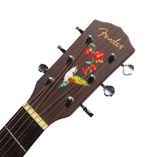 Jockomo Hummingbird & Flowers Inlay Sticker