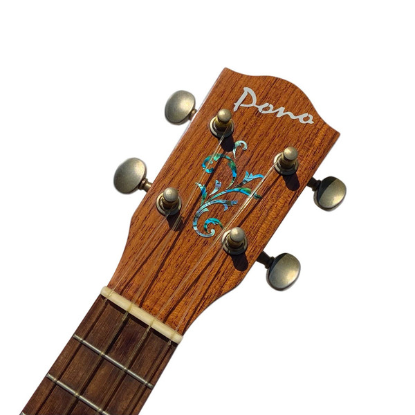 Jockomo Small Vine Headstock Inlay Sticker, Abalone Blue