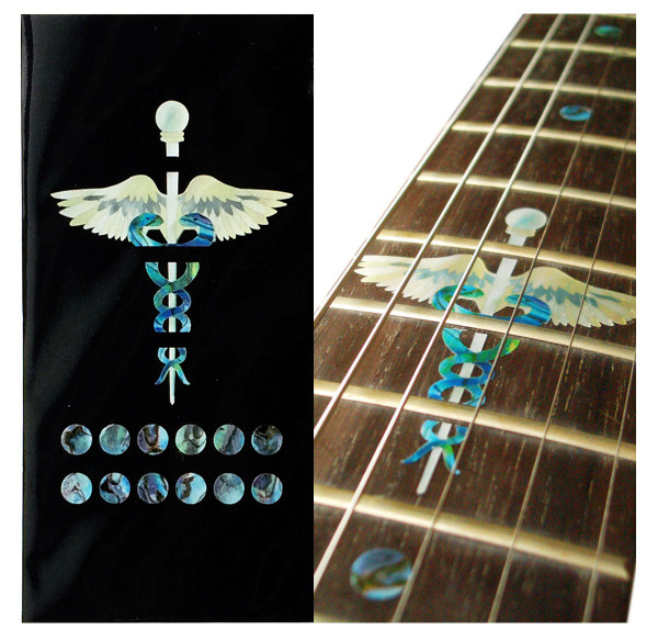 Jockomo Caduceus Fret Marker Inlay Stickers