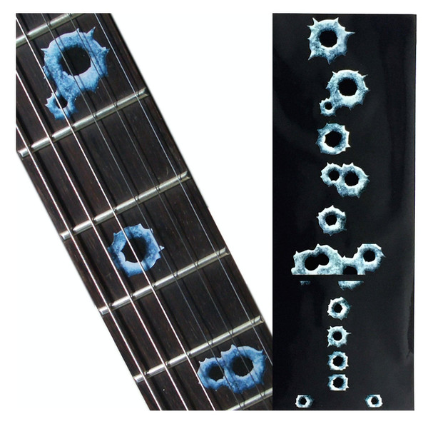 Jockomo Bullet Holes Fret Marker Inlay Stickers