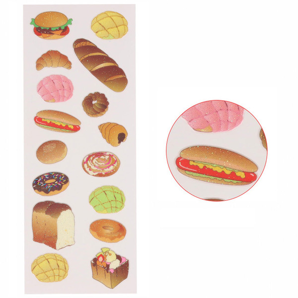 PYLON Bread & Pastry Glitter Stickers - Made in Japan