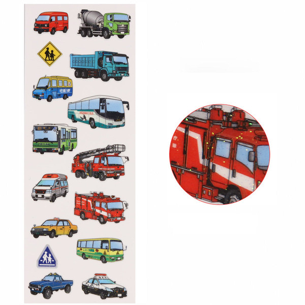 PYLON Truck & Bus Glitter Stickers - Made in Japan