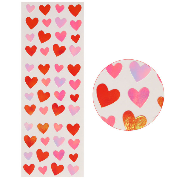 PYLON Aurora Heart Stickers 3-Color - Made in Japan