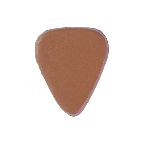 Timber Tones Leather Tones Mini Guitar Pick - Cognac