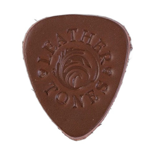 Timber Tones Leather Tones Guitar Pick - Whisky Leather