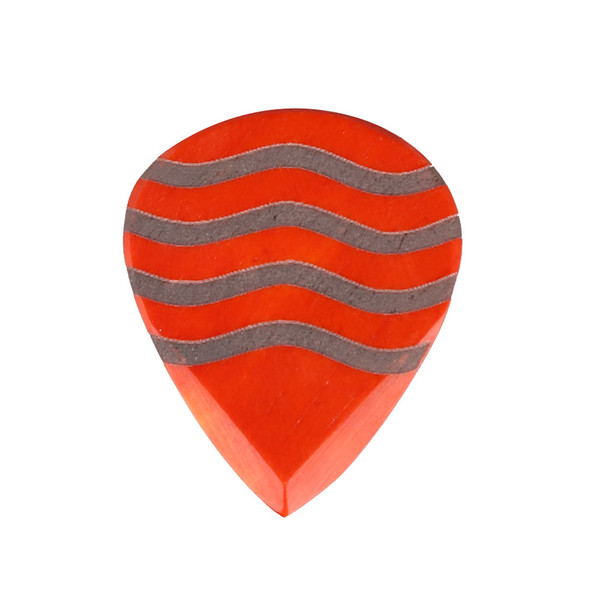 Timber Tones Jazzy Tones Max Guitar Pick - Orange Bone
