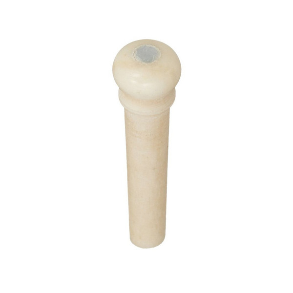 Hosco SCUD F-3621 Bone Bridge Pins, Slotted, Dot, Set of 6