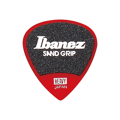 Ibanez Grip Wizard Sand Grip PA16HSG-RD Guitar Pick Short Teardrop Heavy 1.0mm Red
