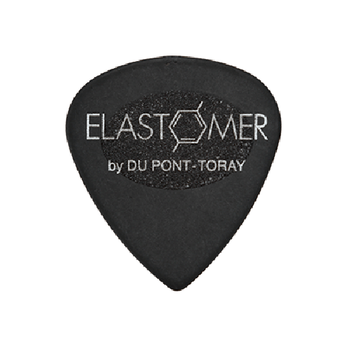 Ibanez ELASTOMER EL16ST10S-HBK Guitar Pick Short Teardrop Soft 1.0mm Hazy Black