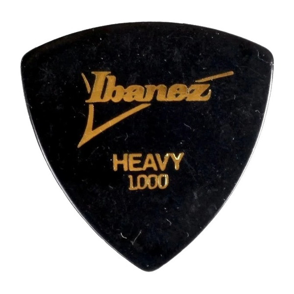 Ibanez H4H-BK Rounded Triangle Guitar Pick Heavy 1.00mm Black