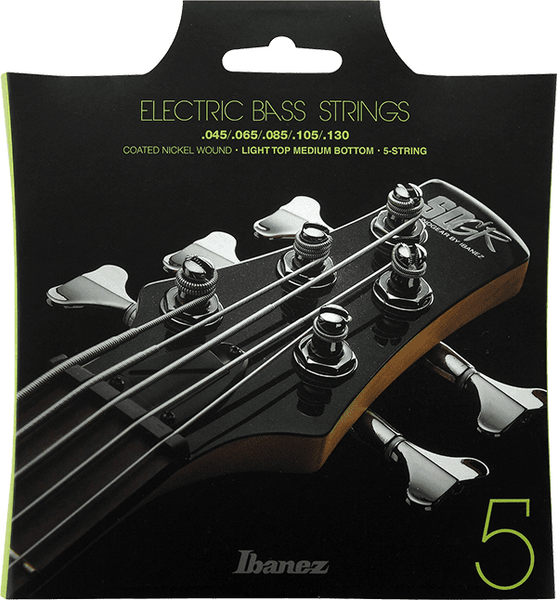 Ibanez IEBS5C 5-String Bass Strings Nickel Wound Coated 45-130