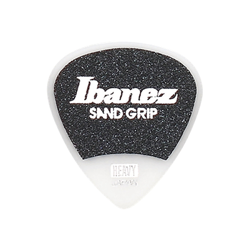 Ibanez Grip Wizard Sand Grip PA16HSG-WH Guitar Pick Short Teardrop Heavy 1.0mm White