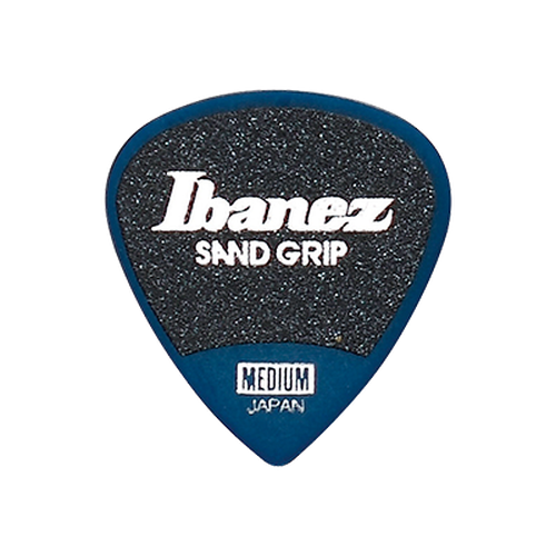Ibanez Grip Wizard Sand Grip PA16MSG-DB Guitar Pick Short Teardrop Medium 0.8mm Deep Blue