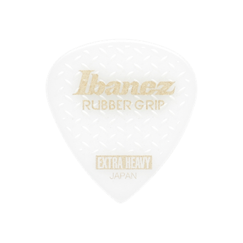 Ibanez Grip Wizard Rubber Grip PA16XRG-WH Guitar Pick Short Teardrop Extra Heavy 1.2mm White