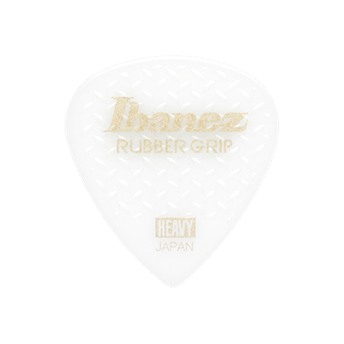 Ibanez Grip Wizard Rubber Grip PA16HRG-WH Guitar Pick Short Teardrop Heavy 1.0mm White