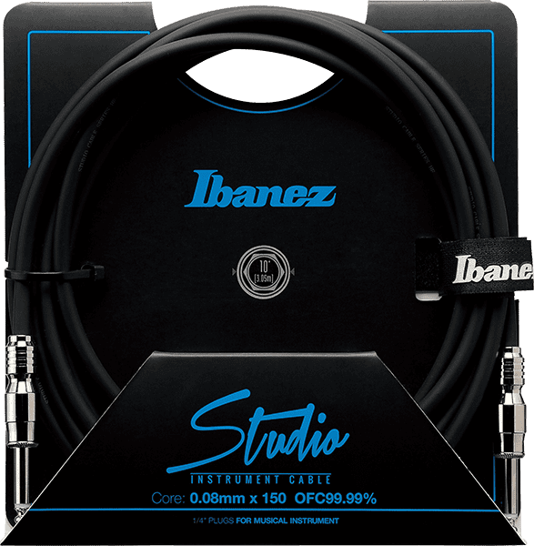 Ibanez HF10 High-End Guitar Cable 10ft (3m) Straight/Straight