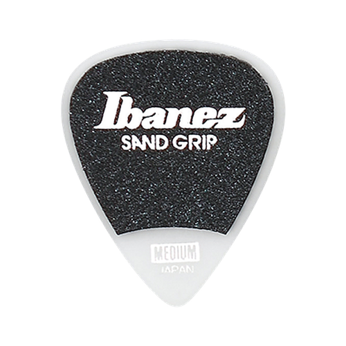 Ibanez Grip Wizard Sand Grip PA14MSG-WH Guitar Pick Teardrop Medium 0.8mm White