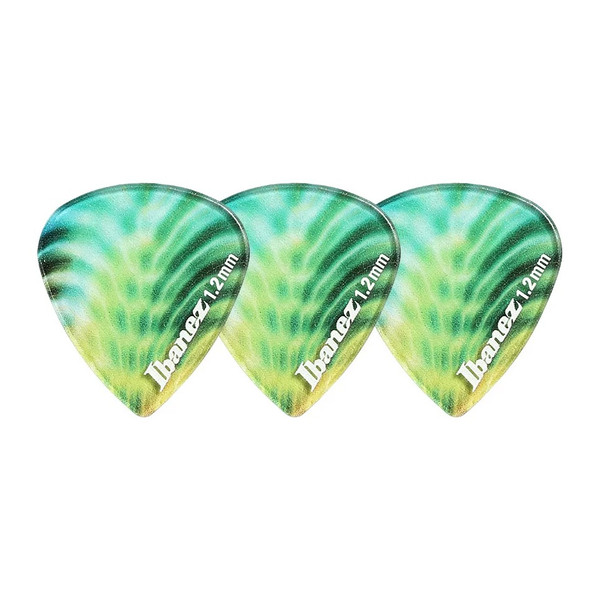 Ibanez KALEIDO CP16XH-P7 Guitar Pick Short Teardrop 1.2mm Design P7 (3-Pack)