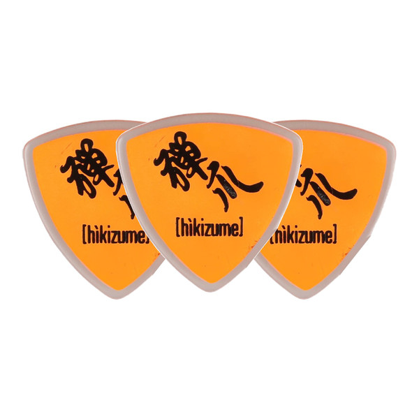 Ibanez H4H-CTA Hikizume Rounded Triangle Guitar Pick Heavy 1.00mm Orange (3-Pack)
