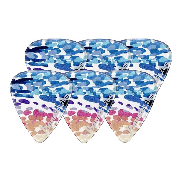 Ibanez KALEIDO CP14XH-P5 Guitar Pick Teardrop 1.2mm Design P5 (6-Pack)
