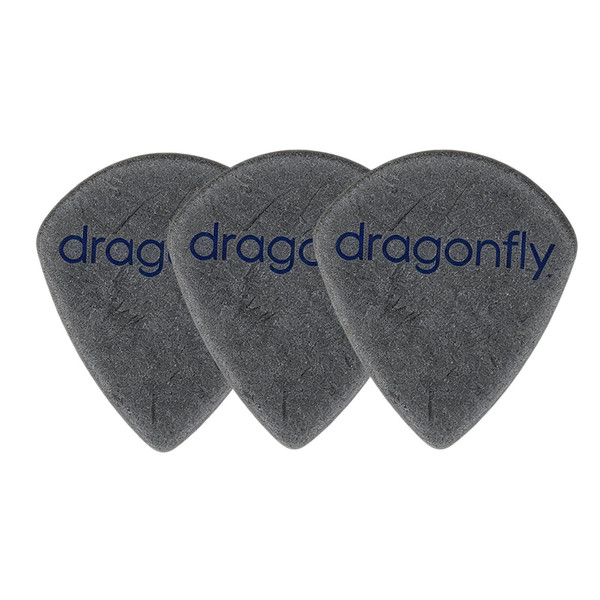 Dragonfly TDM-HG Matte Mini Jazz Guitar Pick 1.16mm - Gray (3-Pack)