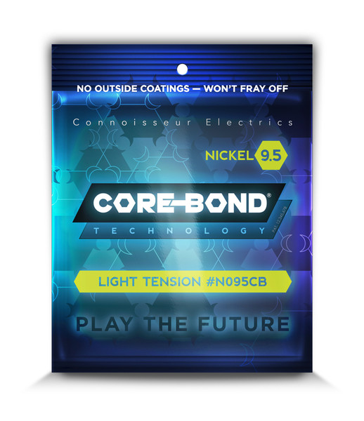 Black Diamond N477XLCB CoreBond Electric Guitar Strings, Light (9.5-42)