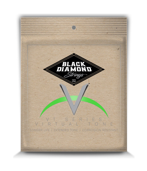 Black Diamond N600LCT VCI Coated Phosphor Bronze Acoustic Guitar Strings, Light (12-53)