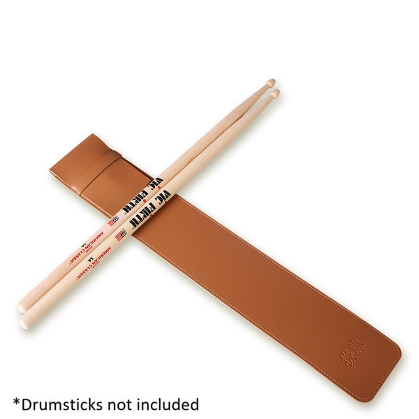 Houteng Leather Drumstick Holder Case – Compact Drumstick Storage Pouch