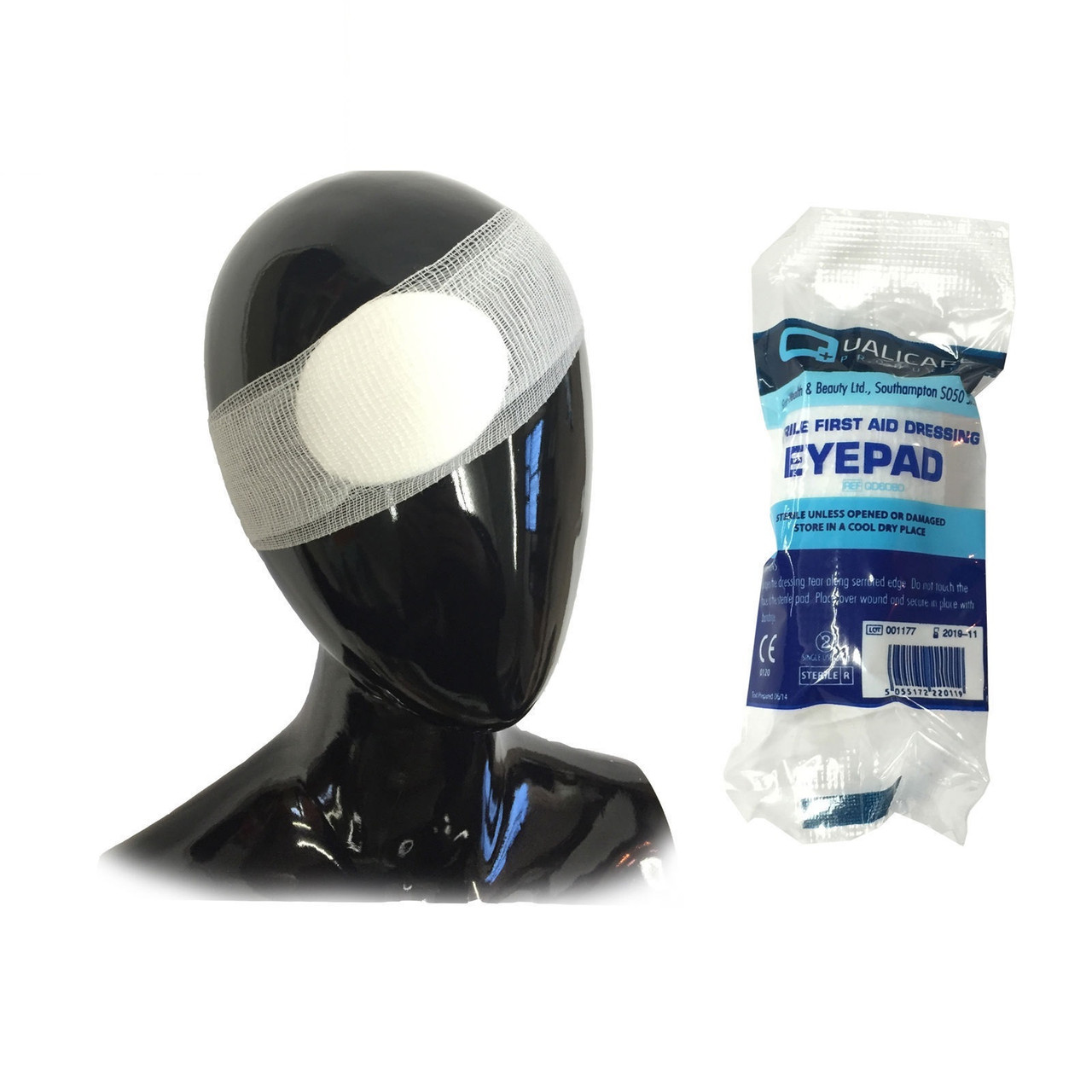 QUALICARE Premium Medical Round Eye Pad Patch MedicalDressings