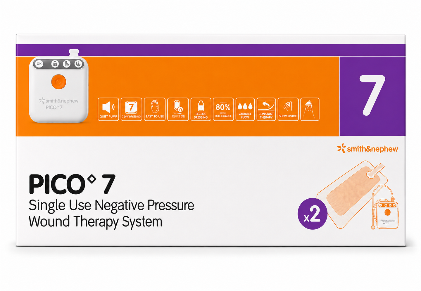 pico dressing Patient info The Smith and Nephew Pico 7 Negative Pressure Wound Therapy System (6x6 inch) is for open and chronic wounds as well as closed incisions. Open wounds - PICO Portal