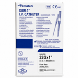 Surflo IV Catheter 22g x 1in Blue (Box of 50) (SROX2225C1)