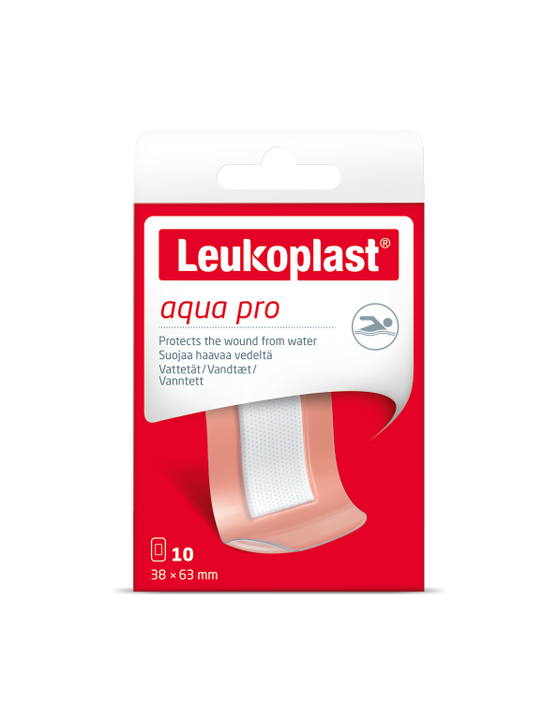 Leukoplast Aqua pro Plasters 33mmx63mm (Pack of 10) (76457-09)