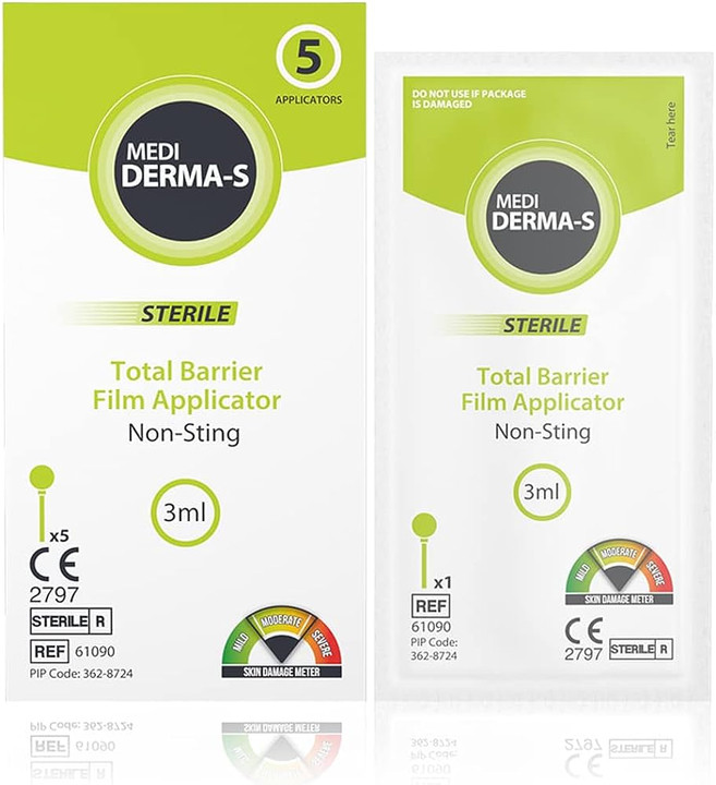 MEDI DERMA-S BARRIER FILM APPLICATORS (Pack of 5)