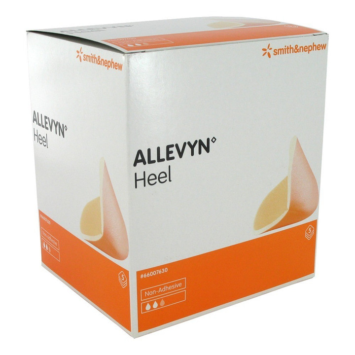 Buy Allevyn Heel Non Adhesive Foam Dressing For The Heel. Dressing For Foot Ulcers, Foot Wounds and Diabetic Foot. Buy Online From Medical Dressings the UK's Favourite Online Medical Shop.