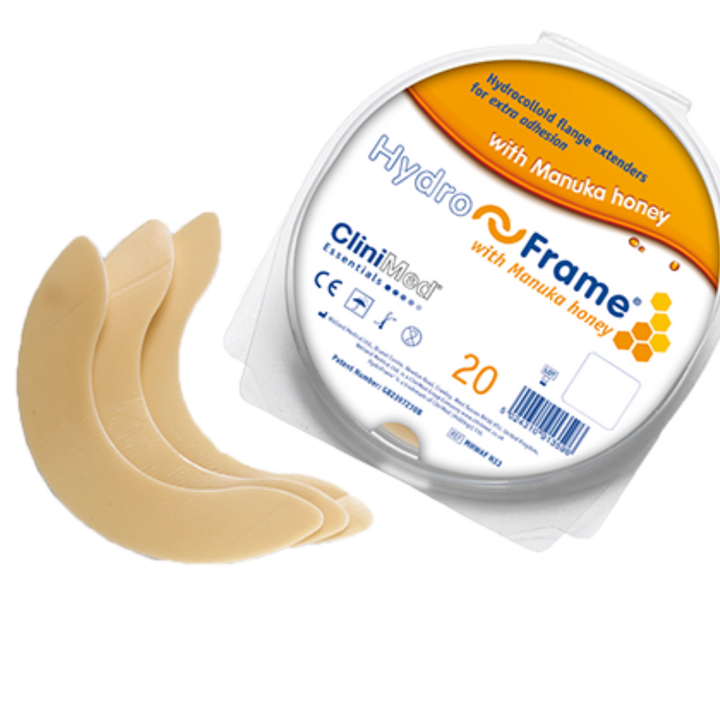 Buy Clinimed Hydroframe Ostomy Flange Extender Infused with Manuka Honey for Stoma Care. Buy Online From Medical Dressings the UK's Favourite Online Medical Shop.