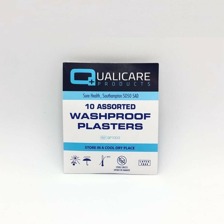 Qualicare Washproof Plasters (10 Assorted)