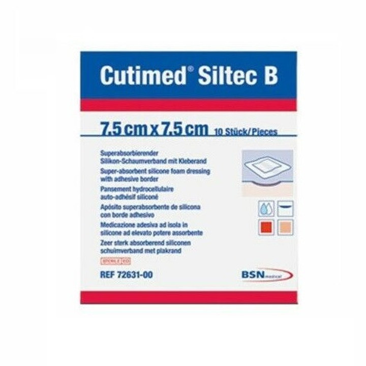 Cutimed Siltec B Dressings Non-Adhesive Silicone