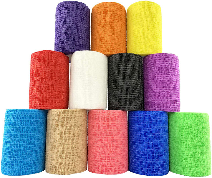 Latex Cohesive Assorted Bandage (Box of 12)