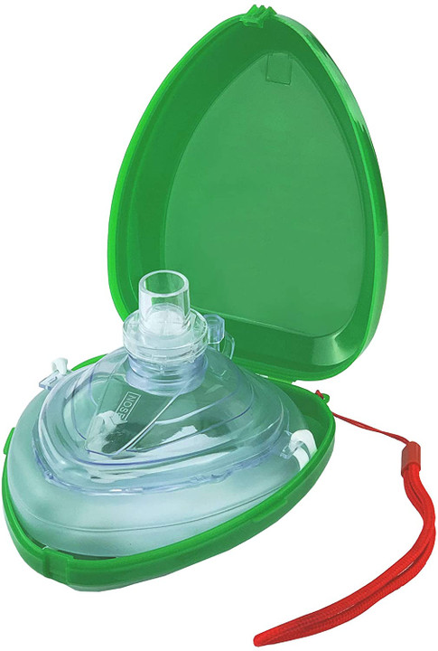 CPR Resuscitation Shield with One-Way Valve