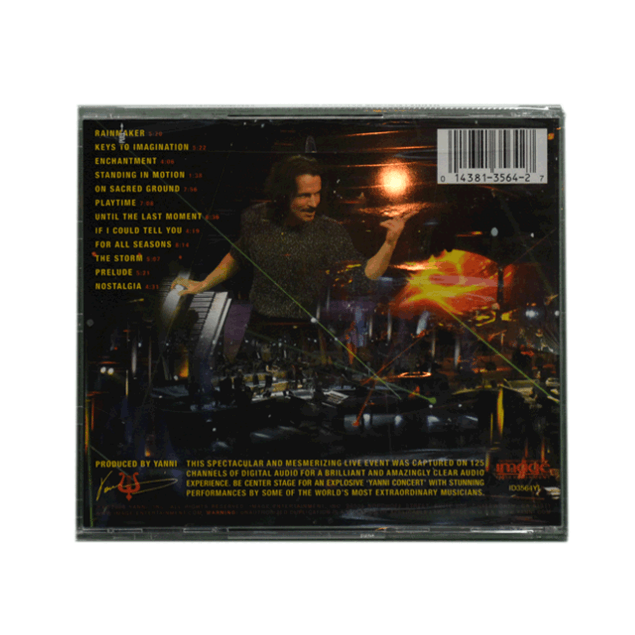 Yanni Live (The Concert Event) CD - Yanni Store