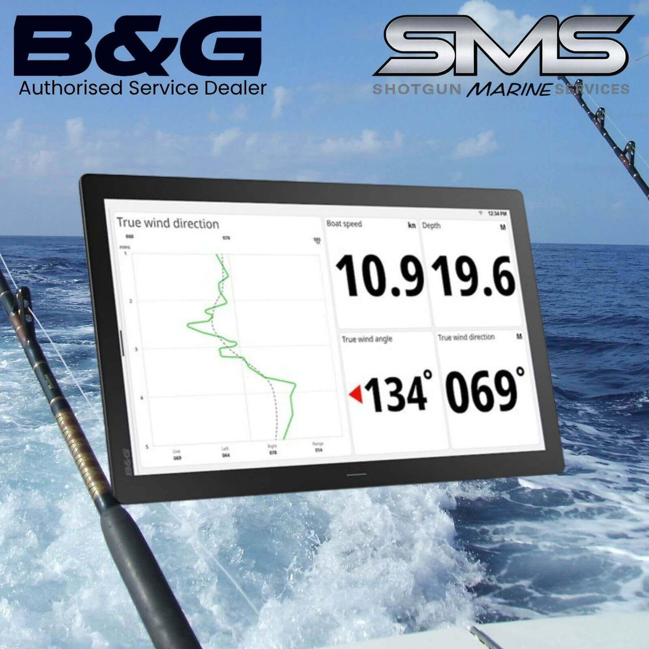 ShotgB&G Zeus3S Glass Helm 24 Chartplotter - Rear Connections - Shotgun Marine NSW Supply and Installation