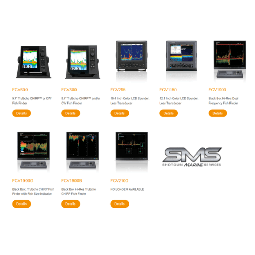 View Furuno Depth Sounders, Fishfinders available 2026
