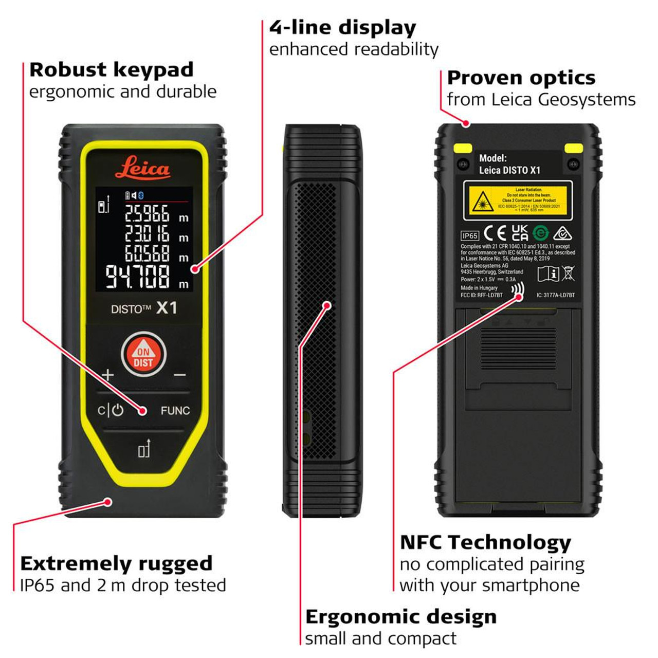 Leica DISTO X1 Laser Distance Meter