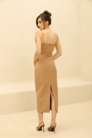 Midi haljina na bretele 54318301-6
