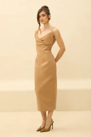 Midi haljina na bretele 54318301-6