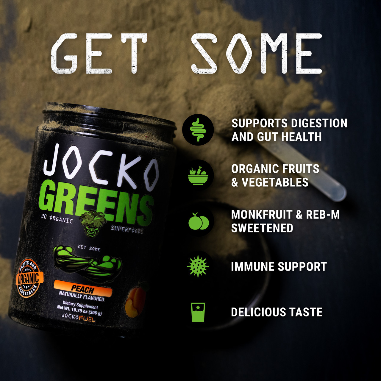 JOCKO GREENS PEACH