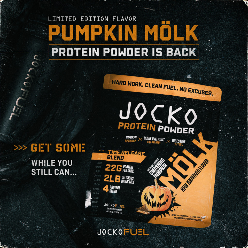 JOCKO MOLK Pumpkin Spice Protein Powder