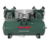 Champion HR10D-24ADV 10 HP Horizontal Tank Duplex Air Compressor