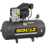 Schulz Audaz MCSV - 5-HP 80-Gallon Two-Stage Direct Coupling Air Compressor (230V 3-Phase) - Horizontal