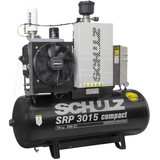 Schulz SRP 3015 Compact - 15-HP 60-Gallon Open Rotary Screw Air Compressor (460V 3-Phase)